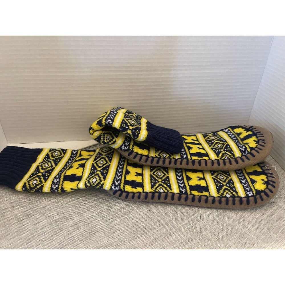 Michigan Slipper Sock Women’s XL with Non Skid Soles Unbranded. Sz 10